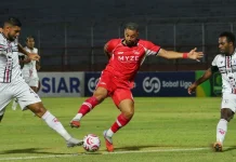 De Red FC Kembali Kalah di Kandang, Persipura Unggul 3-1