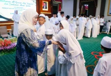 Gubernur Khofifah Santuni 81 Anak Yatim jelang Hari Jadi Jatim