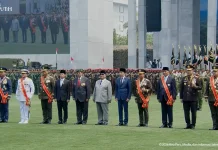 Dua Mantan Presiden Dampingi Prabowo di HUT ke-81 TNI