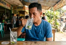 Minum Air Es ketika Cuaca Terik Bisa Bikin Panas Dalam?