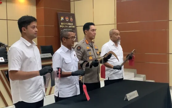 Polda Jatim Berhasil Ungkap Kasus Pemerasan Bersenjata di Kabupaten Pasuruan