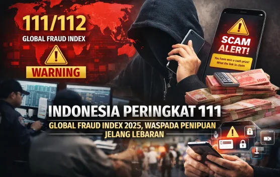 Indonesia Peringkat 111 Global Fraud Index 2025, Waspada Penipuan jelang Lebaran