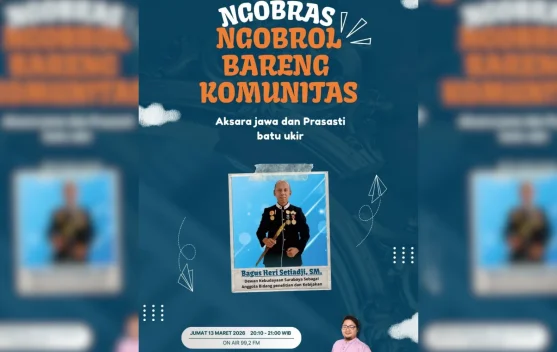 Abadikan Budaya, Ukir Aksara Jawa di Media Batu