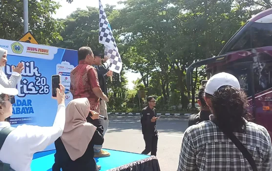 Warga Surabaya Senang Mendapatkan Layanan Mudik Gratis