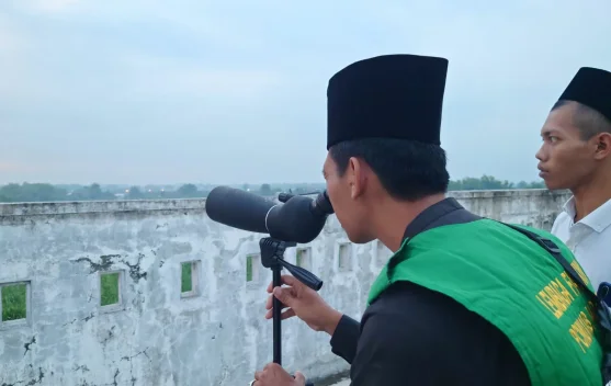 Hilal 1 Syawal 1447 Hijriah Tidak Terlihat di Mojokerto