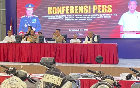 Selama Bulan Mei, Polda Jatim Sukses Amankan 320 Kasus Kriminal 3C