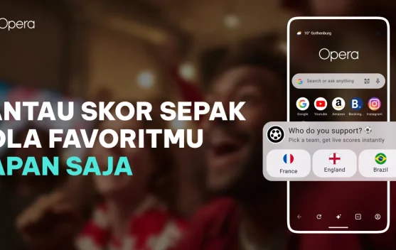 Jelang Piala Dunia, Opera Hadirkan Football Hub untuk Fans Indonesia
