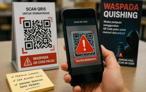 Jangan Asal Scan QR Code, Waspadai Modus Quishing