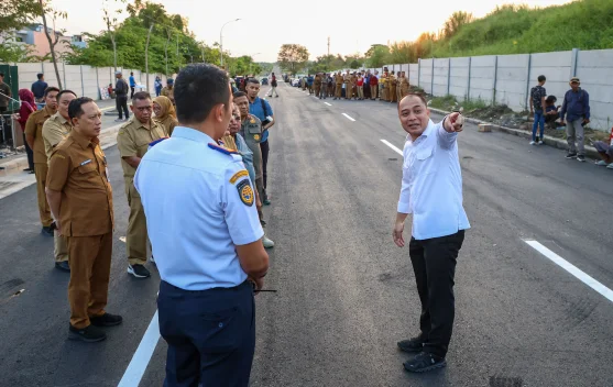 Radial Road Lontar Dibuka Uji Coba, Pemkot Surabaya Terapkan Rekayasa Lalu