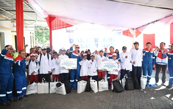 Menebar Senyum di Ujung Timur Jawa: Pertamina Hadirkan Semangat Baru bagi Anak-Anak