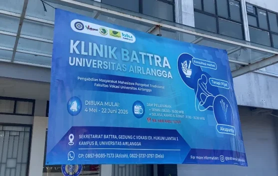 Praktik Pengobatan Tradisional Vokasi Unair, Antusias Masyarakat Ramai