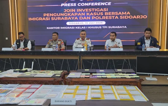 Imigrasi TPI Surabaya Temukan 15 WNA Lakukan Pelanggaran Imigrasi dan Pidana