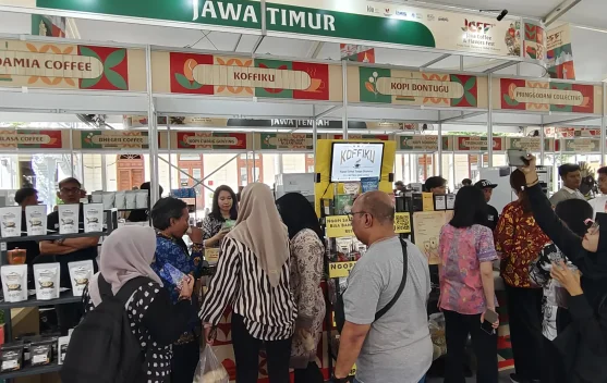 Inovasi Kopi Sehat Koffiku Tarik Perhatian Pengunjung JCFF 2026 di Surabaya