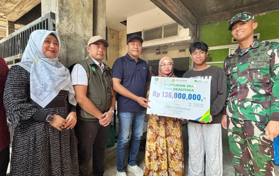 BPJS Ketenagakerjaan Cairkan Santunan Korban Kerja lewat Program Kurda