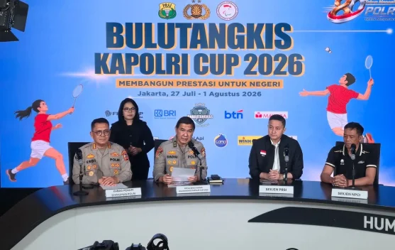 Piala Kapolri 2026 Digelar, Dukung Pembinaan Atlet Bulutangkis Nasional