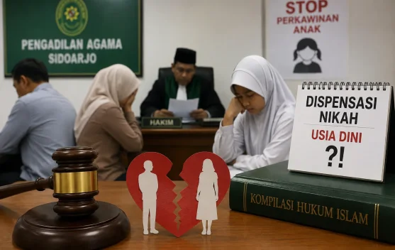 Perceraian Tinggi, 48 Anak di Sidoarjo Malah Ajukan Dispensasi Nikah
