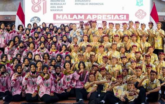 Paskibraka Surabaya Disiapkan Jadi Duta Kampung Pancasila 2027