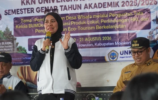 Unitomo Perkuat Pengabdian Masyarakat lewat KKN Bejijong