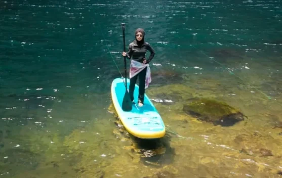 Stand Up Paddle Air Terjun, Sensasi Wisata Petualangan Baru di Ampelgading Malang