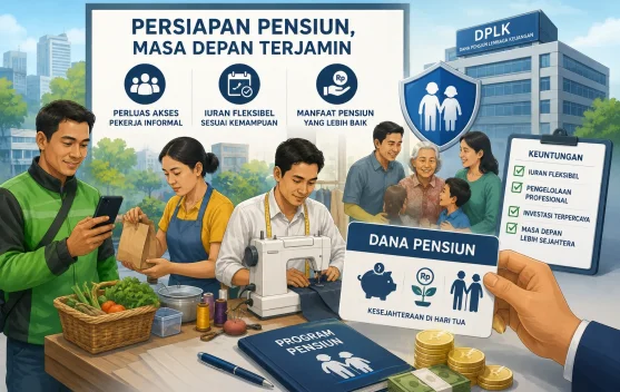 OJK Dorong Dana Pensiun Lebih Fleksibel untuk Pekerja Informal