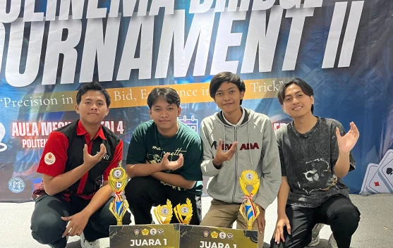 Atlet Ubaya Borong Dua Gelar Polinema Bridge Tournament II