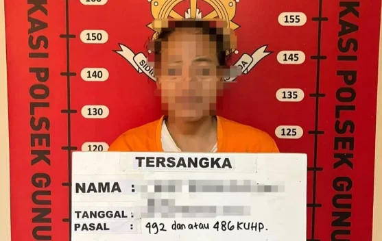 Polsek Gununganyar Tahan Pelaku Penggelapan Motor Rental