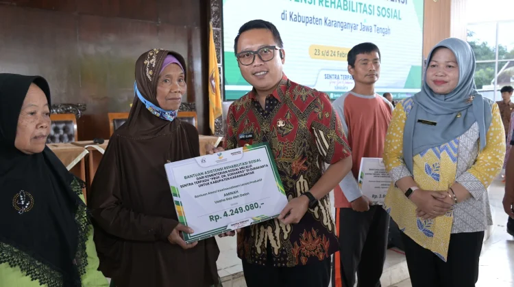 Bantuan ATENSI Kemensos 312 Juta, Sasar Lansia dan Wirausaha di Karanganyar