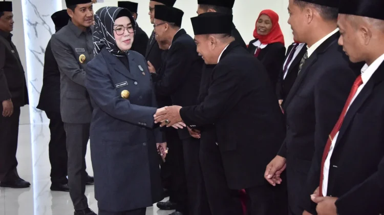 142 Pejabat di Lingkungan Pemkab Sukoharjo Dilantik dan Diambil Sumpahnya