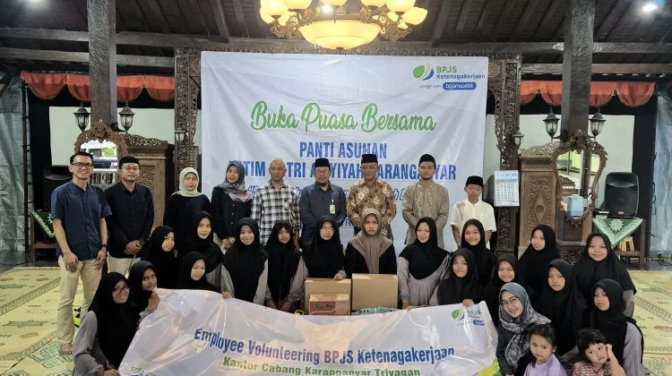 BPJS Ketenagakerjaan Karanganyar Gelar Baksos di Panti Asuhan
