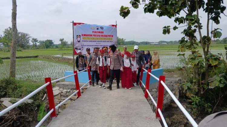 Jembatan Presisi Merah Putih Jati-Hadiluwih Dioperasikan, Jadi Akses Vital Pendid