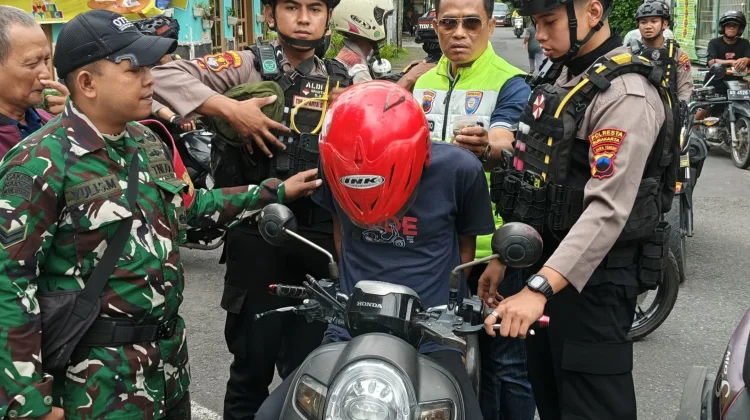 Gagal Curi Motor di Pajang, Warga Boyolali Terciduk Bawa Sinte