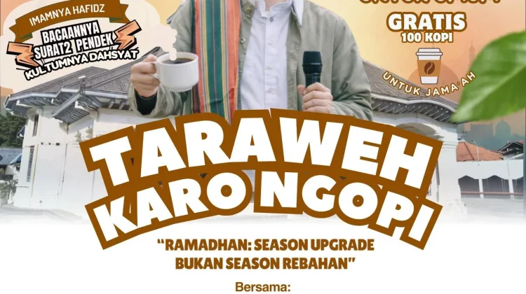 KNPI Kota Surakarta Mendukung Takon: Taraweh Karo Ngopi