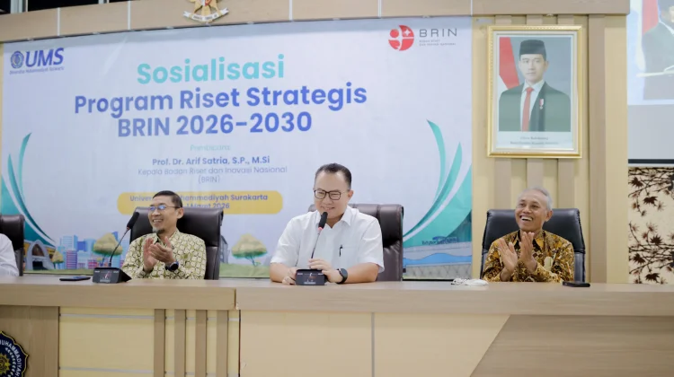 BRIN Dorong Konsolidasi Perguruan Tinggi, UMS Siap Percepat Hilirisasi Inovasi