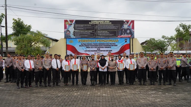 Tangani 42 Kasus, TRC PPA Indonesia Beri Penghargaan Kepada Polres Sukoharjo