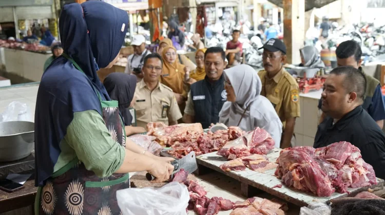 Pastikan Stok Pangan untuk Lebaran Aman, Satgas Pantau Pasar di Sragen