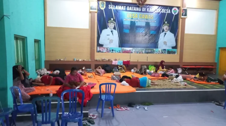 Banjir Cawas Klaten Puluhan Orang Dievakuasi