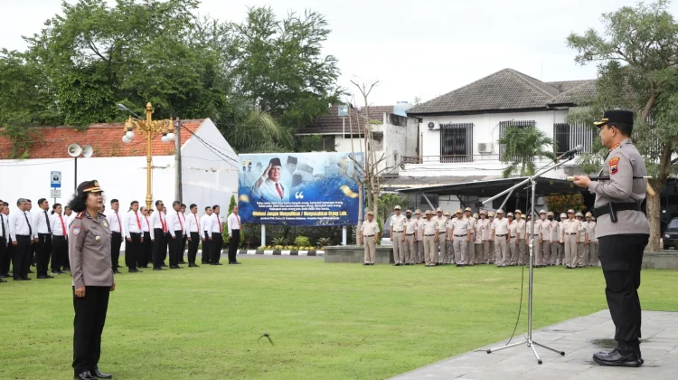 Apel Korp Raport Polresta Surakarta, Kasat Binmas Resmi Sandang Pangkat AKBP