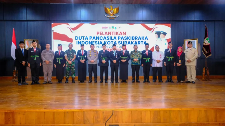 Pemkot Surakarta Lantik Duta Pancasila Paskibraka Indonesia