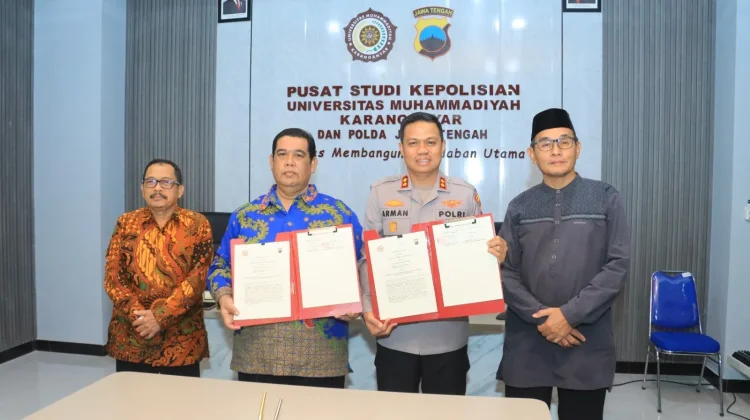 Perkuat Sinergi, UMUKA Bersama Polres Karanganyar Teken PKS Program Sarjana