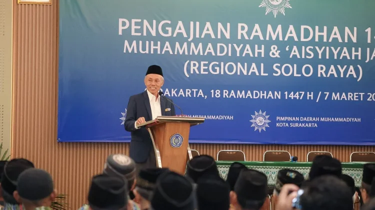 Pengajian Ramadan PWM Jateng di UMS, Rektor Dorong Syukur dan Kolaborasi