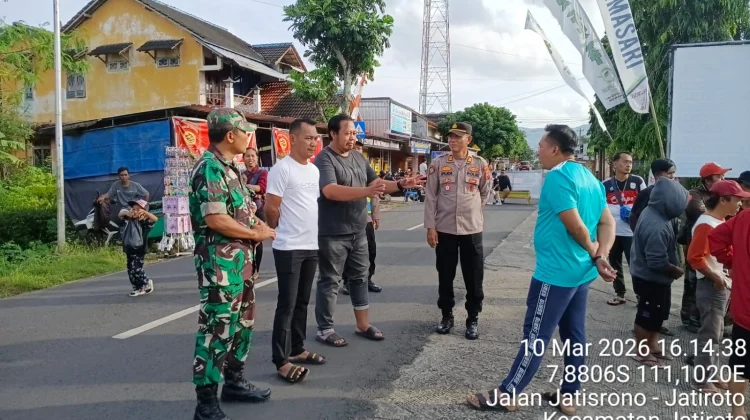 Polisi Amankan Turnamen Ramadhan Cup di Jatiroto Wonogiri