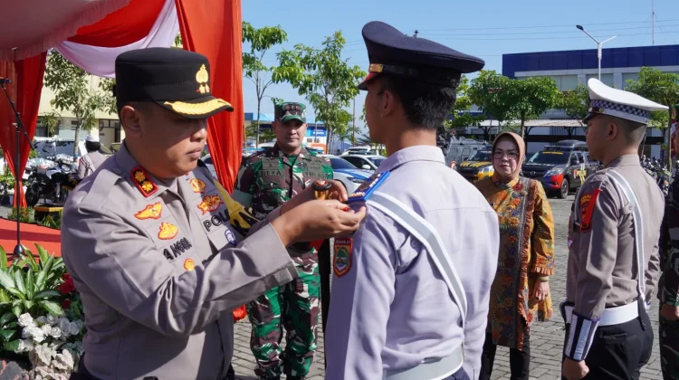 Polres Sukoharjo Gelar Apel Pasukan Operasi Ketupat Candi 2026