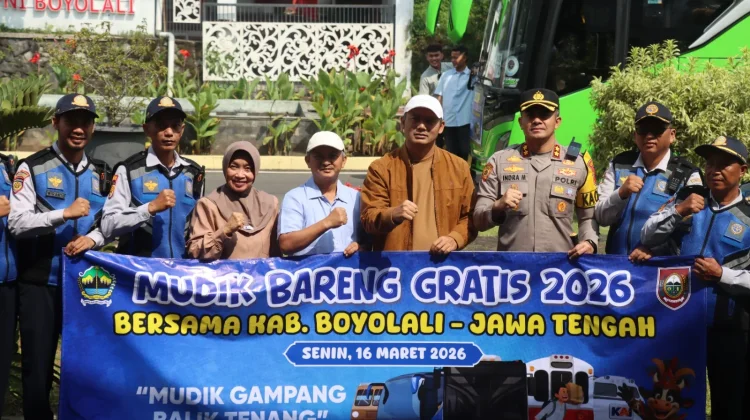 Kapolres Boyolali Hadiri Pelepasan Mudik Gratis 2026