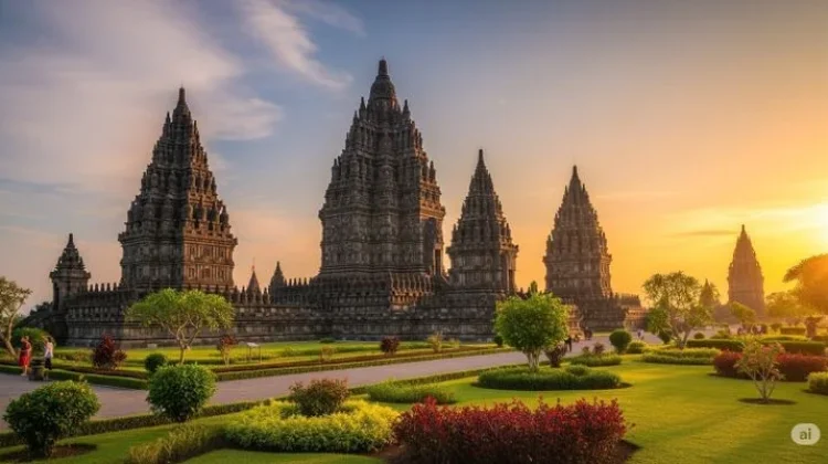 Pesona Candi Prambanan Peninggalan Kerajaan Mataram Kuno