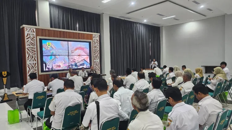 Rapat Monev Perlindungan Jamsostek Ekosistem Desa Kabupaten Sragen 2026