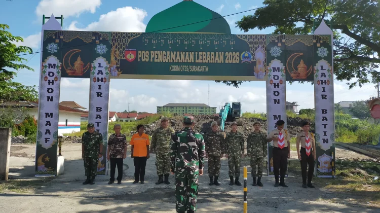 Pos Pengamanan Kodim 0735/Surakarta Layani Pemudik dengan Fasilitas Lengkap