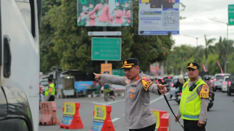 Polres Klaten Intensifkan Rekayasa Lalu Lintas di Perbatasan Klaten–Yogyakarta