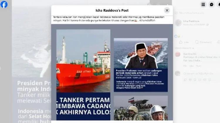 Tidak Ada Kapal Pertamina Tertahan di Selat Hormuz