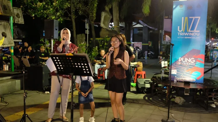 Wawali Solo Meriahkan Jazz Triwindu, Hibur Pengunjung Night Market Ngarsopuro