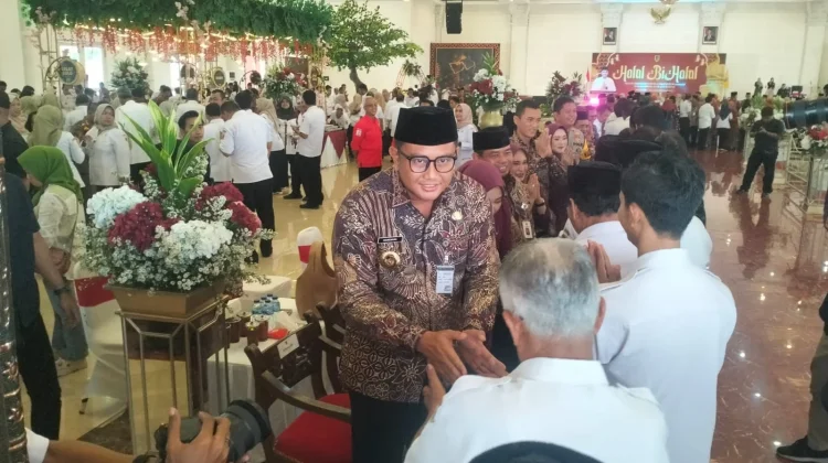Hari Pertama Masuk Kerja, Pemkab Klaten Gelar Halal Bihalal